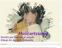 Tablet Screenshot of musicartesanos.blogspot.com