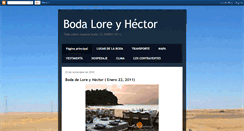 Desktop Screenshot of loreyhector.blogspot.com