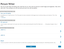 Tablet Screenshot of picturewriter.blogspot.com