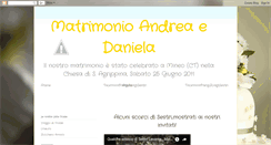 Desktop Screenshot of matrimoniodanieandre.blogspot.com