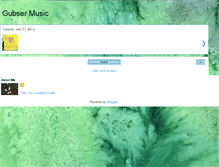 Tablet Screenshot of gubsermusic.blogspot.com