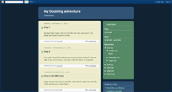 Desktop Screenshot of mydoublingadventure.blogspot.com