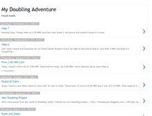 Tablet Screenshot of mydoublingadventure.blogspot.com