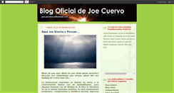 Desktop Screenshot of joecuervo.blogspot.com