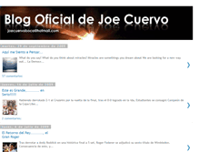 Tablet Screenshot of joecuervo.blogspot.com