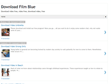 Tablet Screenshot of downloadfilmblue.blogspot.com