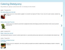 Tablet Screenshot of dietetycznycatering.blogspot.com