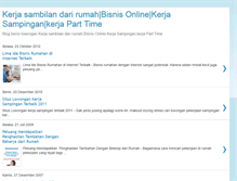 Tablet Screenshot of kerja-sambilan-dari-rumah.blogspot.com