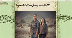 Desktop Screenshot of congratsjennyandmatt.blogspot.com