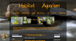 Desktop Screenshot of habitataquarium.blogspot.com