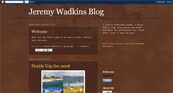 Desktop Screenshot of jeremycwadkins.blogspot.com