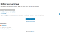 Tablet Screenshot of datenjournalismus.blogspot.com