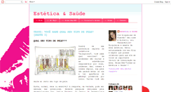 Desktop Screenshot of blogdaesteticaja.blogspot.com