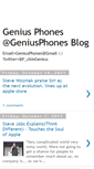 Mobile Screenshot of geniusphones.blogspot.com