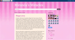 Desktop Screenshot of mirandasmiracles.blogspot.com