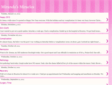 Tablet Screenshot of mirandasmiracles.blogspot.com