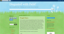 Desktop Screenshot of disgustedwithdebt.blogspot.com