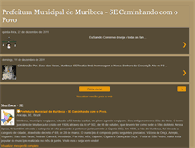 Tablet Screenshot of prefeituramunicipaldemuribeca.blogspot.com