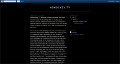 Desktop Screenshot of hdhockeytv.blogspot.com