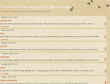 Tablet Screenshot of previvors-foursisters.blogspot.com