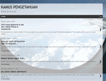 Tablet Screenshot of kamuspengetahuan.blogspot.com