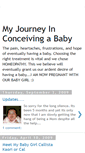 Mobile Screenshot of myjourneyinconceivingababy.blogspot.com