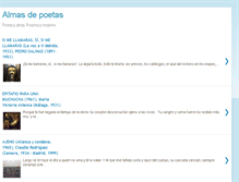 Tablet Screenshot of almasdepoetas.blogspot.com