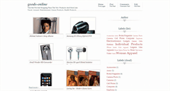 Desktop Screenshot of goodsplace.blogspot.com