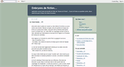 Desktop Screenshot of embryons-de-fiction.blogspot.com