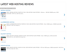 Tablet Screenshot of latestwebhostingreviews.blogspot.com