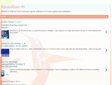 Tablet Screenshot of mediashare98.blogspot.com