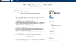 Desktop Screenshot of bensirusasiaaustralia.blogspot.com