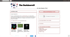 Desktop Screenshot of darkheaven93.blogspot.com