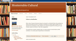 Desktop Screenshot of monterrubiocultural.blogspot.com