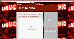 Desktop Screenshot of lavidarima.blogspot.com