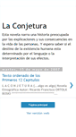 Mobile Screenshot of laconjetura.blogspot.com