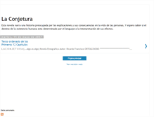 Tablet Screenshot of laconjetura.blogspot.com