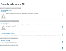 Tablet Screenshot of comolavidamisma10.blogspot.com