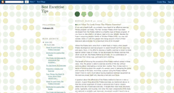 Desktop Screenshot of bestexcercisetips.blogspot.com