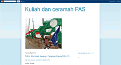 Desktop Screenshot of kuliahceramahpas.blogspot.com