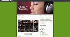 Desktop Screenshot of pooky-music.blogspot.com