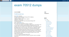Desktop Screenshot of exam70512.blogspot.com