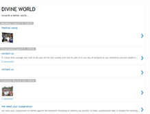 Tablet Screenshot of ngodivineworld.blogspot.com
