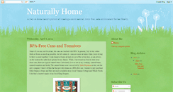 Desktop Screenshot of naturallyhome.blogspot.com