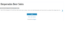 Tablet Screenshot of desperados-beer.blogspot.com