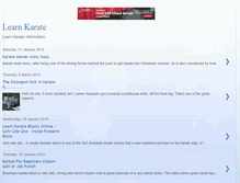Tablet Screenshot of learn--karate.blogspot.com