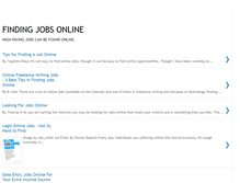 Tablet Screenshot of findingjobsonline.blogspot.com