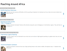 Tablet Screenshot of poachingaroundafrica.blogspot.com