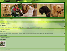 Tablet Screenshot of hundehjornet.blogspot.com