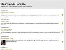 Tablet Screenshot of junihandoko.blogspot.com